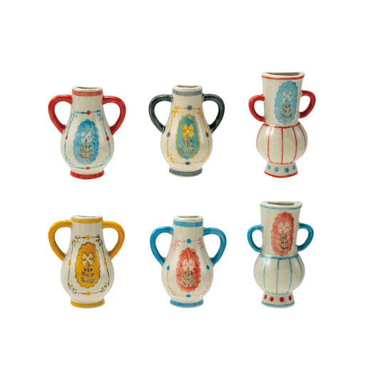 Stoneware Mini Vase Magnets