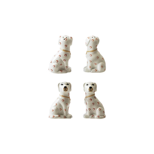 Ceramic Dog Shaped Salt & Pepper Shakers