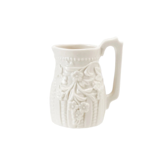 Embossed Stoneware Vintage Reproduction Creamer