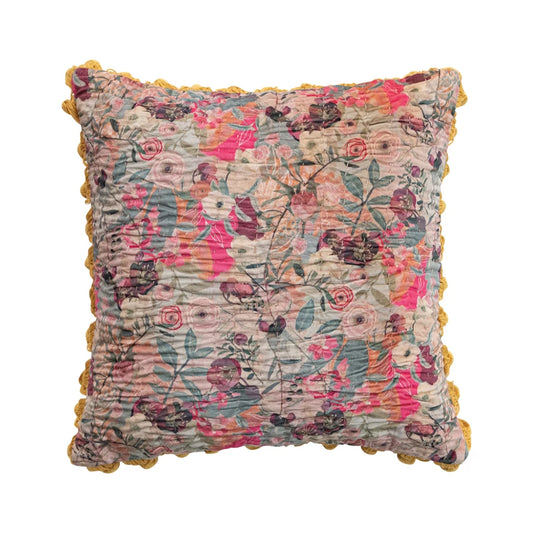 Velvet Printed Pillow