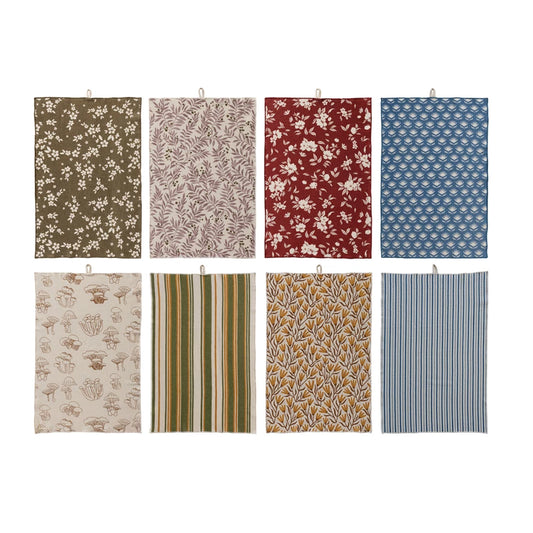 Cotton Printed Terry Cloth Tea Towels