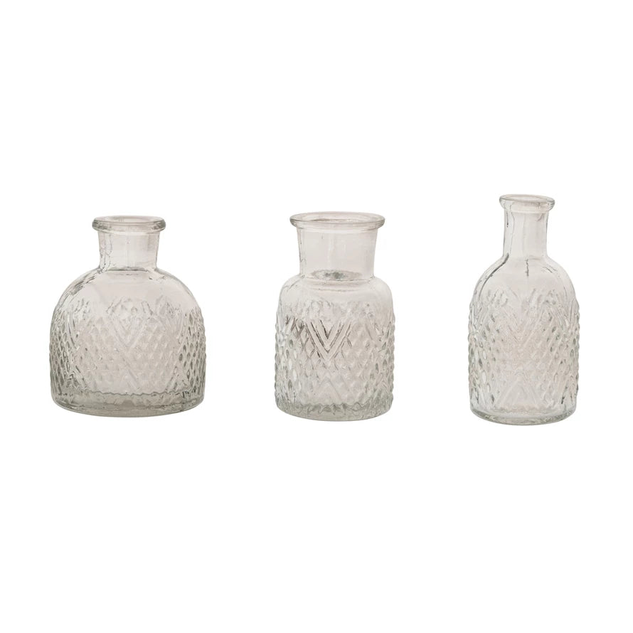 Pressed Glass Vase