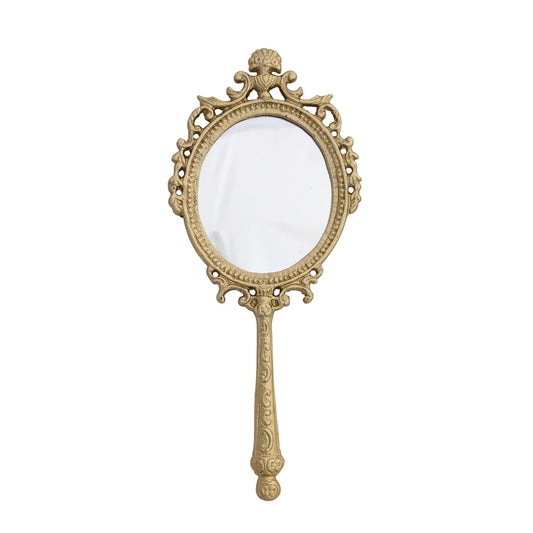 Metal Framed Hand Mirror