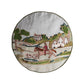 Countryside Scene Linen Pillow