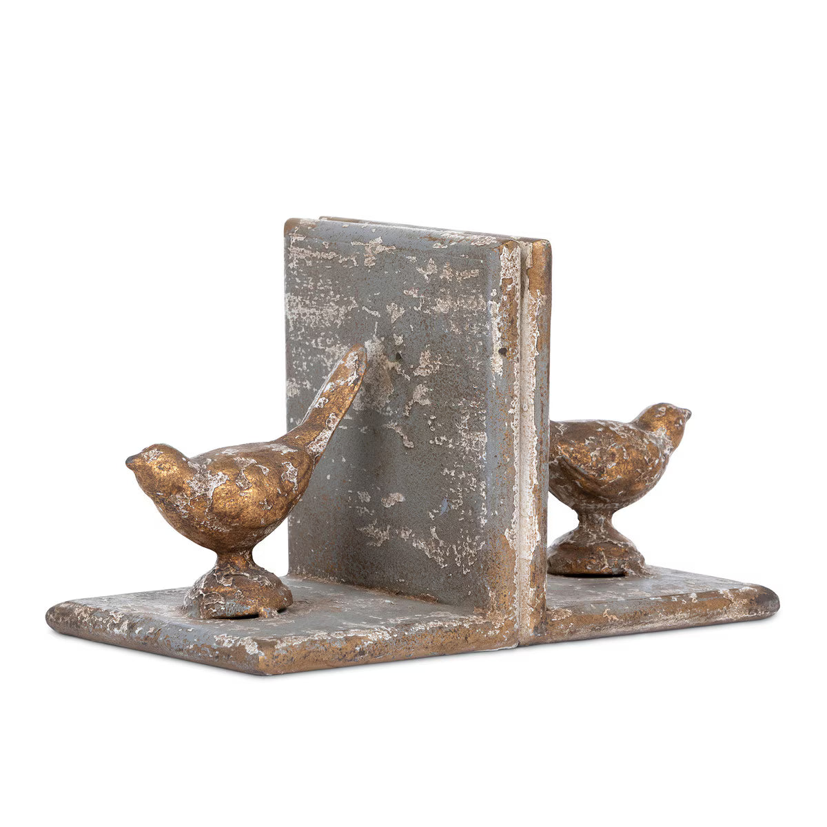 Bird Duet Iron Bookends