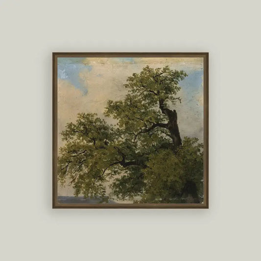Painted Trees Framed Print