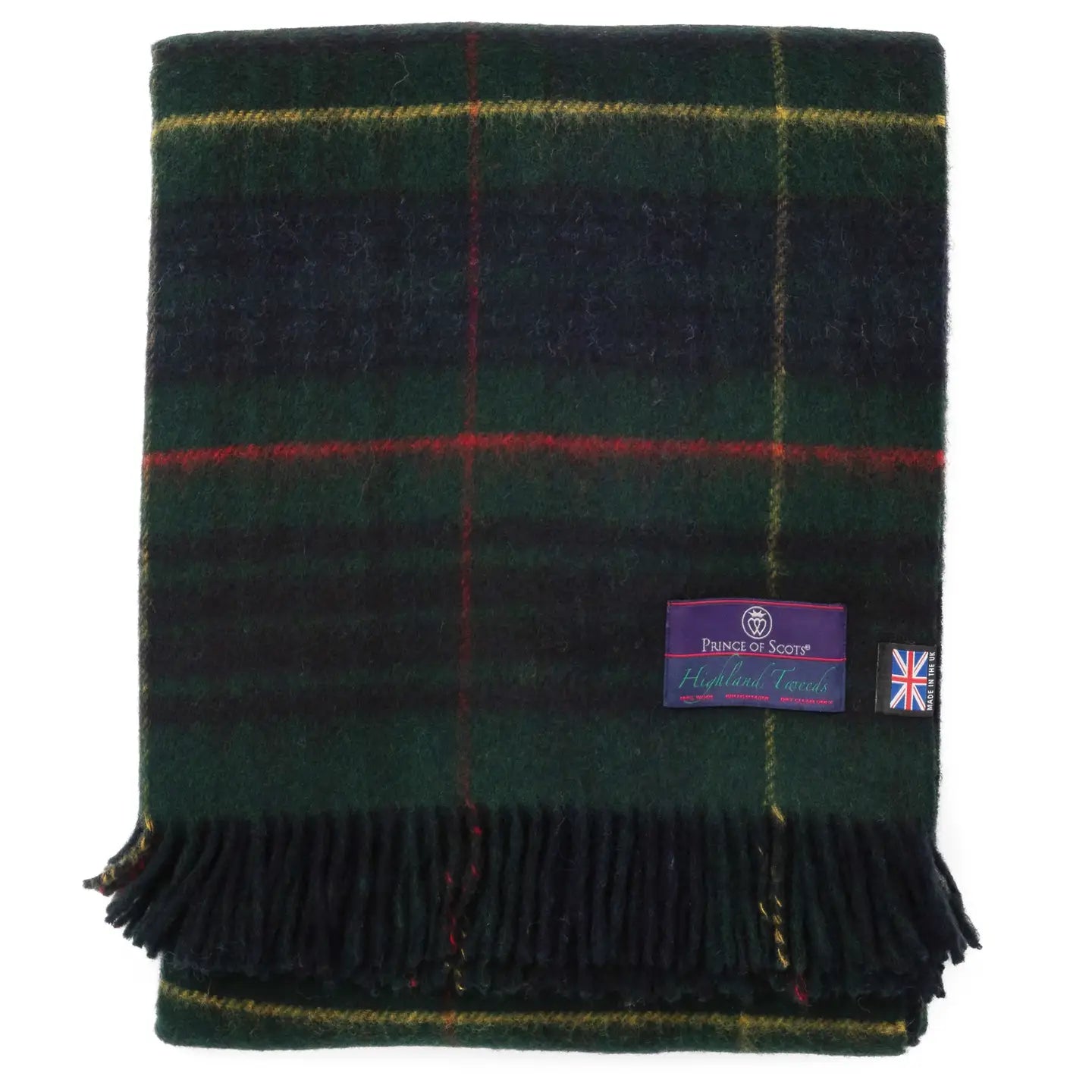 Highland Tweeds Reversible Double Cloth Throw (Hunting Stewart)