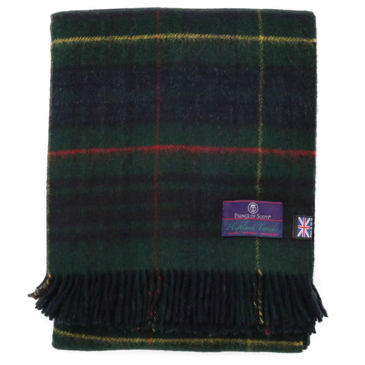 Highland Tweeds Reversible Double Cloth Throw (Hunting Stewart)