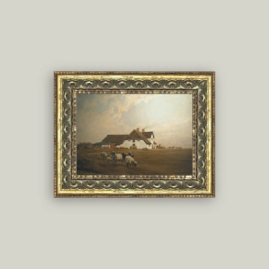 Farmhouse - East Frisia Framed Antique Art