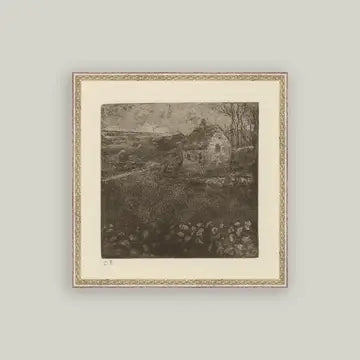 La Masure Framed Antique Art