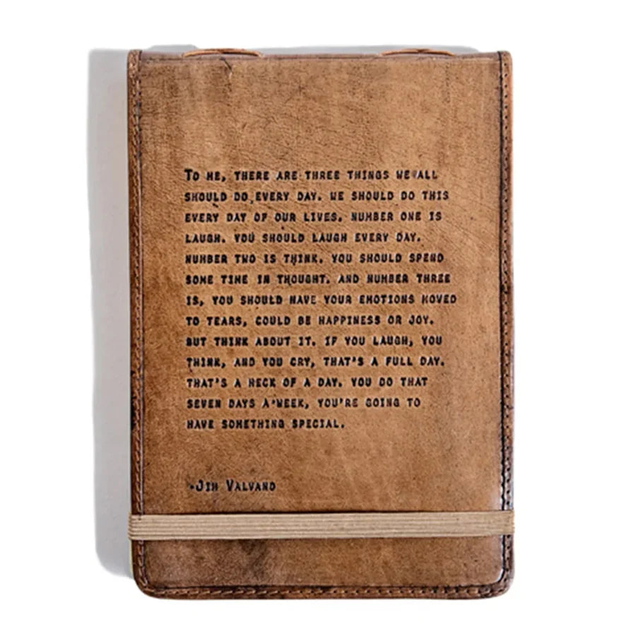 Large Jim Valvano Leather Journal