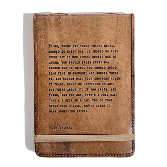 Large Jim Valvano Leather Journal