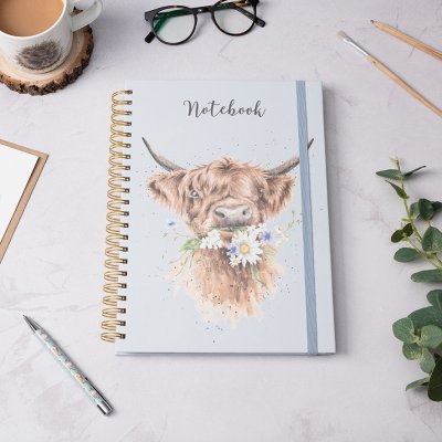 Daisy Coo Large Spiral Notebook