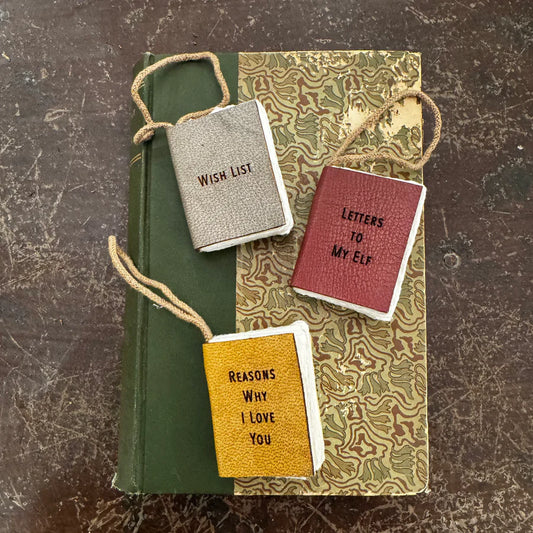 Little Book Ornaments , set of 6