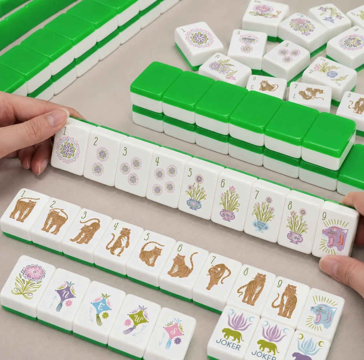 Moon Tiger Mahjong Kit