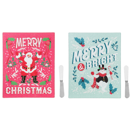 Holiday Cutting Board w/Spreader
