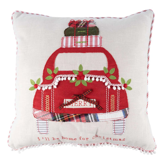 I'll Be Home For Christmas Pillow