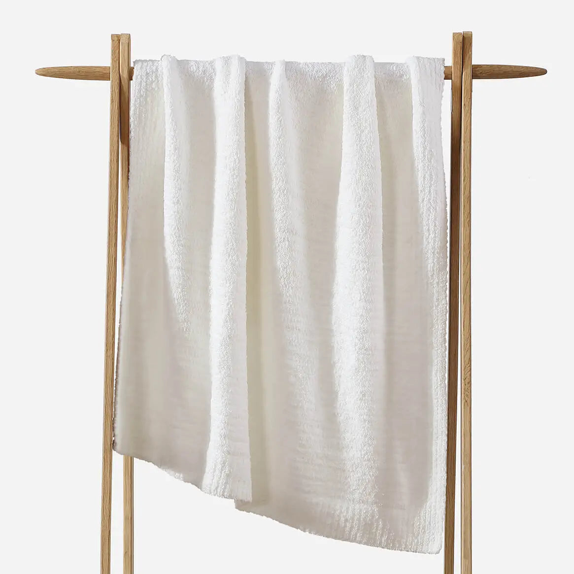 Off White Snug Lap Throw