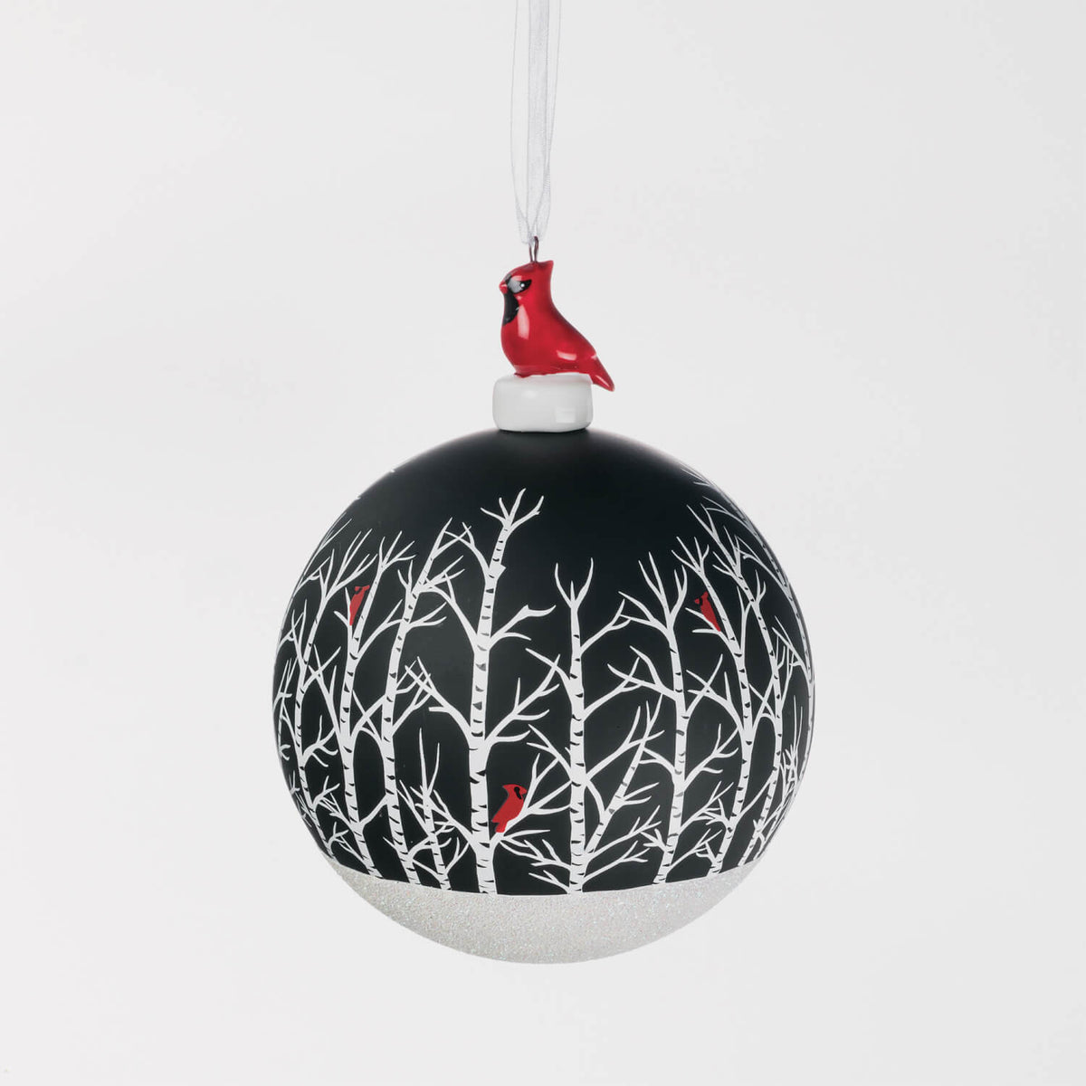 Cardinal Finial Top Ornament