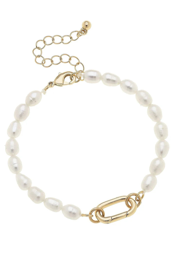 Piper Pearl Charm Bracelet Base