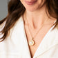 Gold Love You Locket Necklace