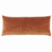 Gehry Velvet Linen Caramel Pillow