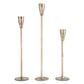 Metal Taper Candle Holders With Antique Finish