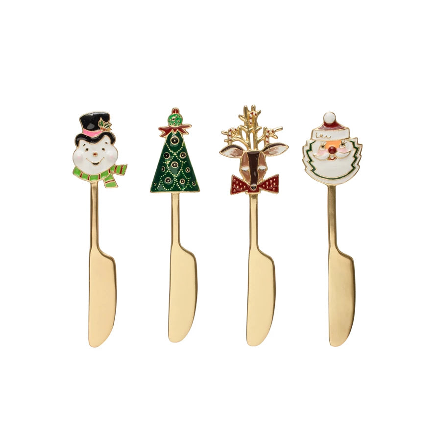 Knife With Holiday Handle