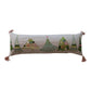 Lumbar Pillow With Embroidery Tassels