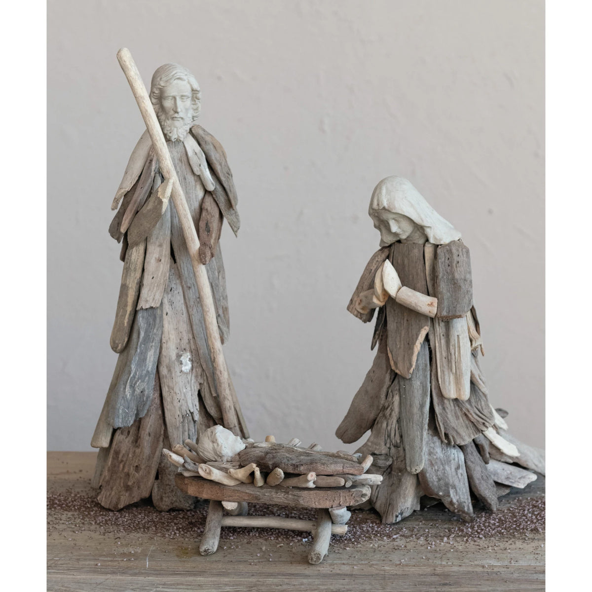 Driftwood Holy Family Set
