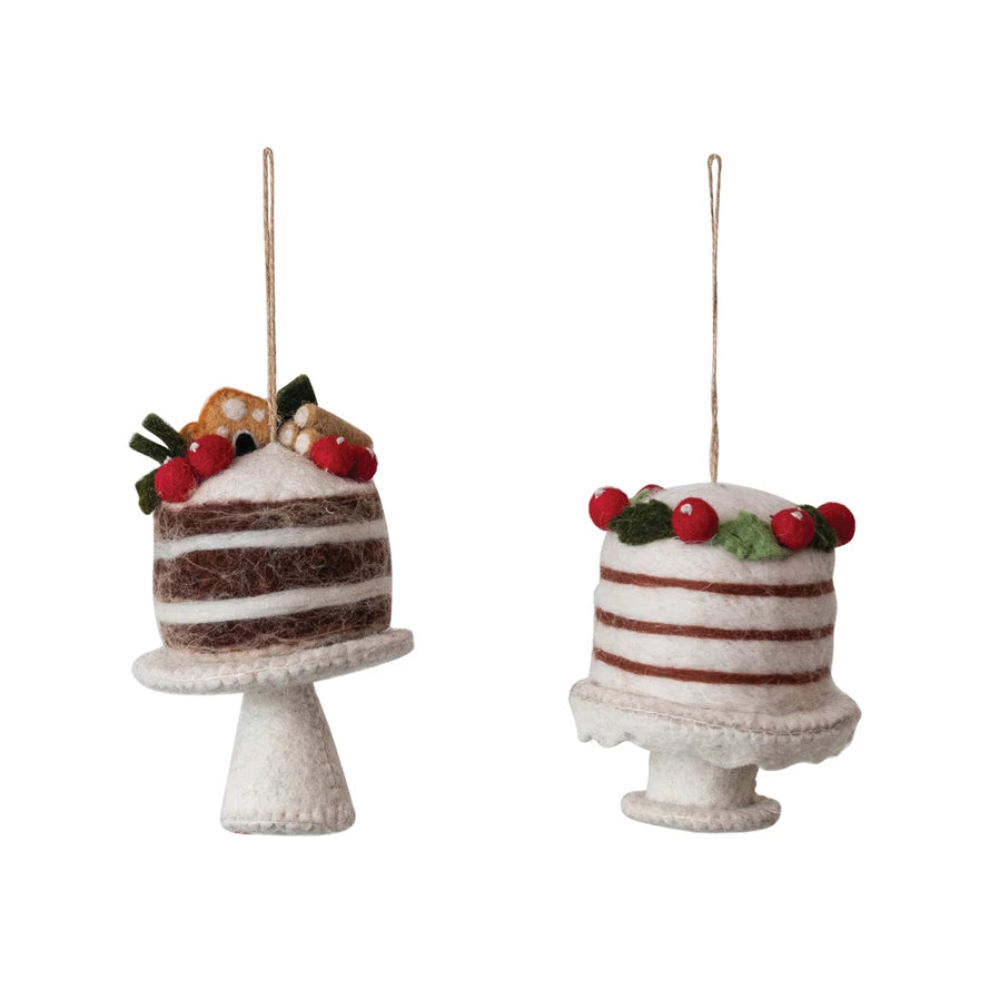 Cake On Pedestal Ornament