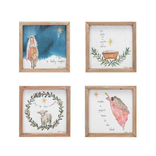 Wood Framed Wall Decor