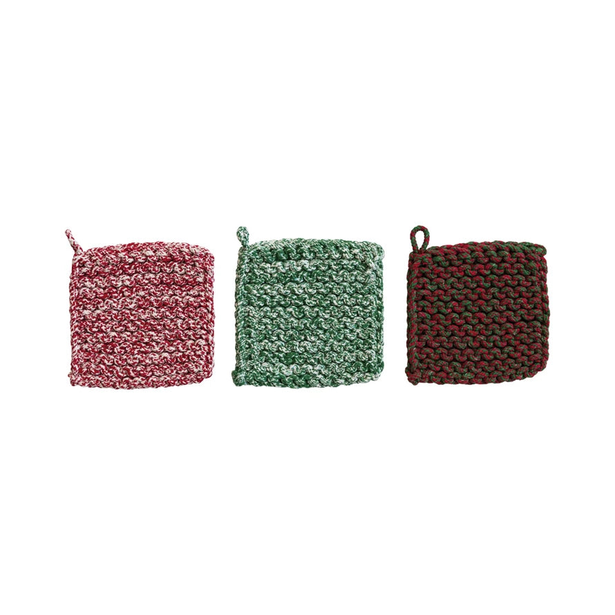 Cotton Crocheted Pot Holder