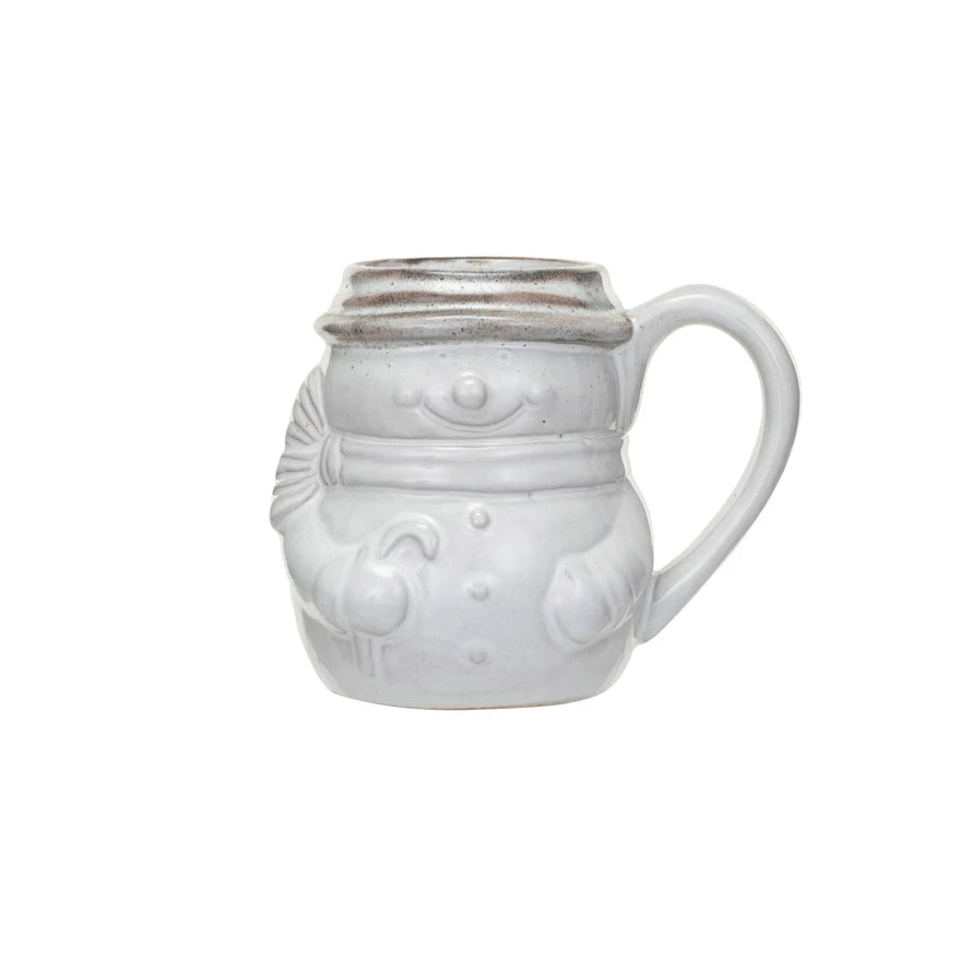 Snowman Glazed Mug