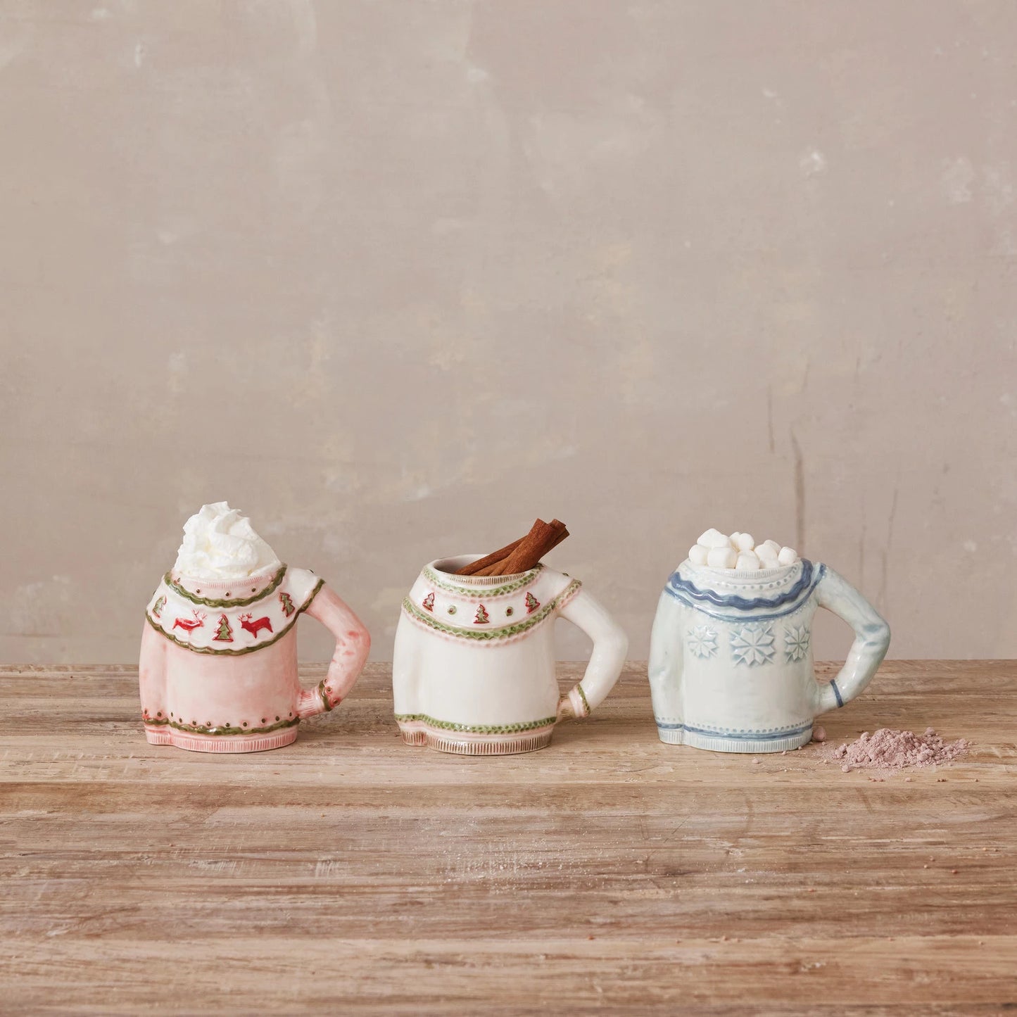 Stoneware Sweater Shaped Mug