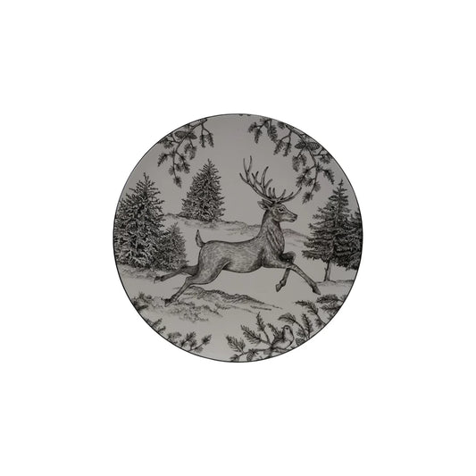 Ceramic Platter With Woodland Scene
