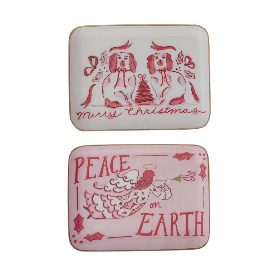 Holiday Metal Trays