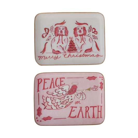 Holiday Metal Trays