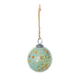 Glass Marbled Mosaic Ball Ornament