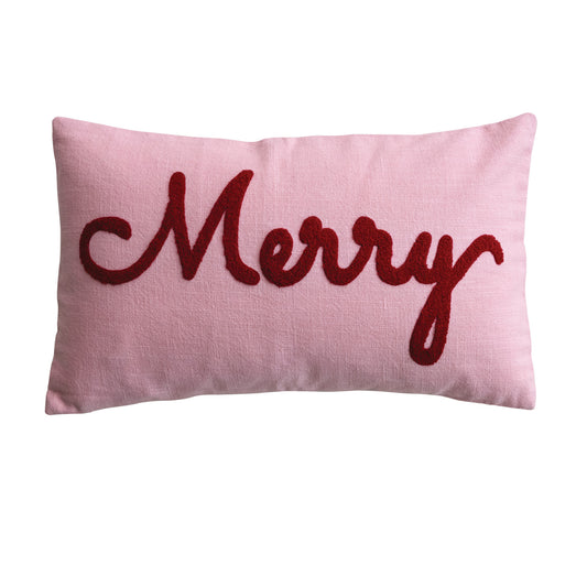 "Merry" Tufted Lumbar Pillow