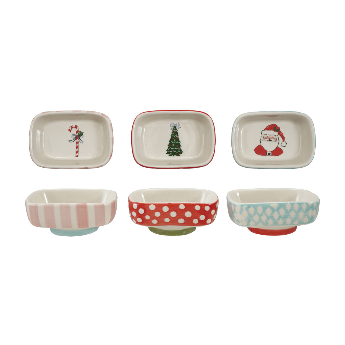 Footed Dish With Holiday Image
