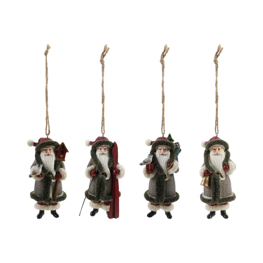 Santa Resin Ornament