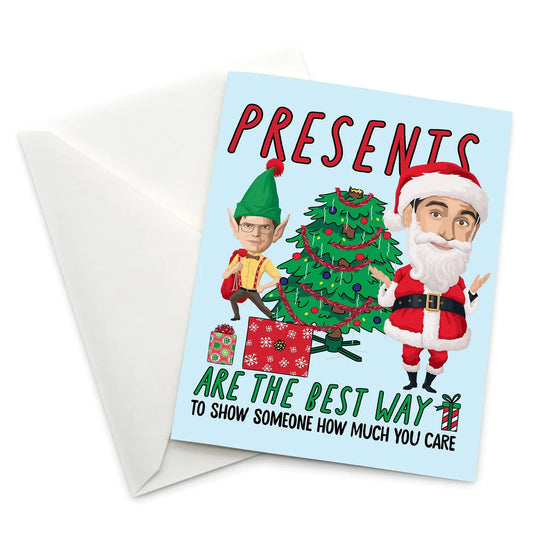 "Presents are the Best Way" card