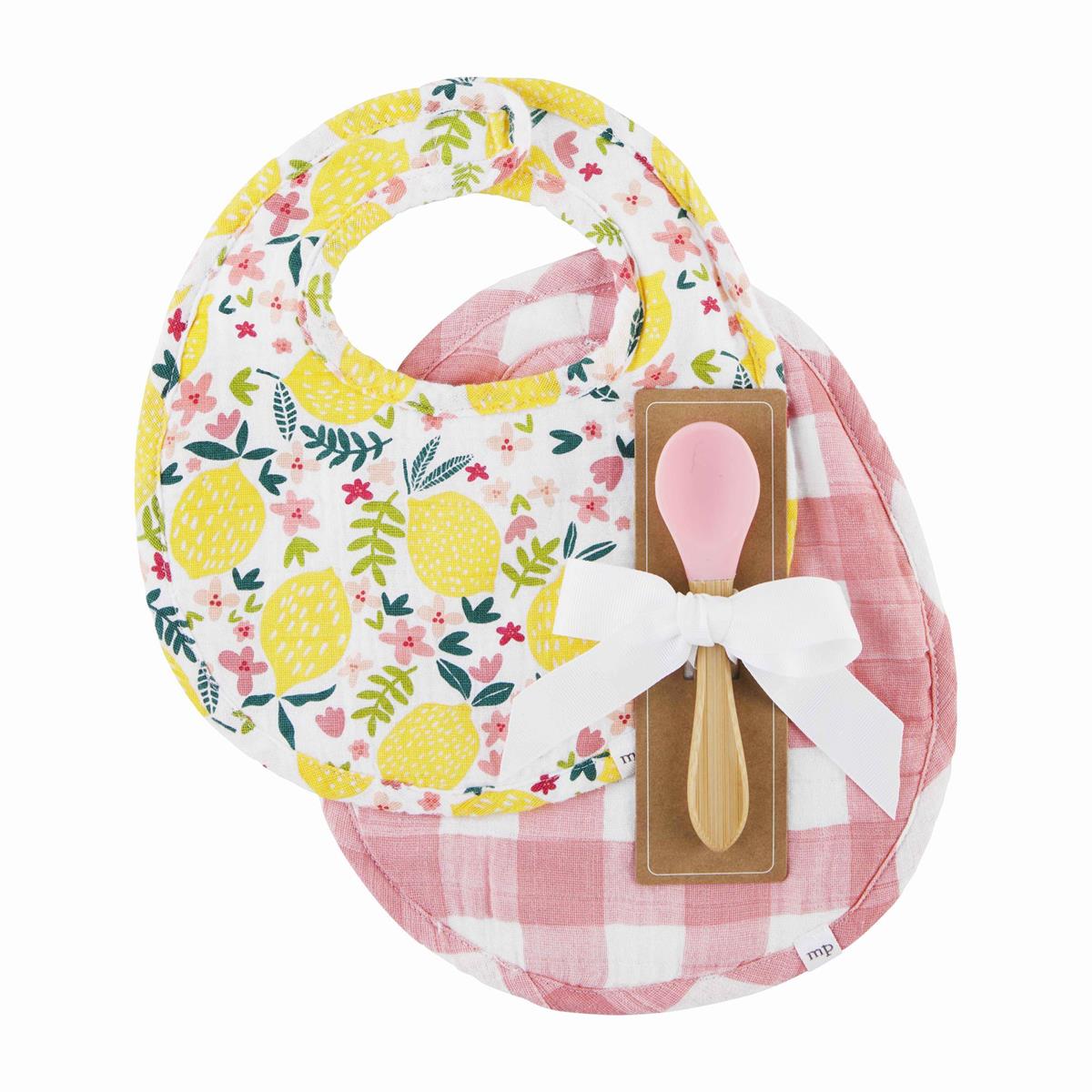 Lemon Bib & Spoon Set