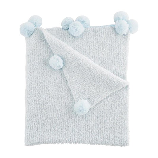 Blue Chenille Blanket