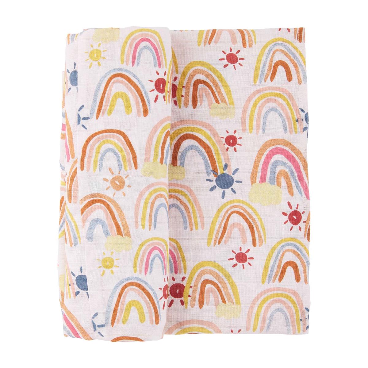 Rainbow Swaddle Blanket