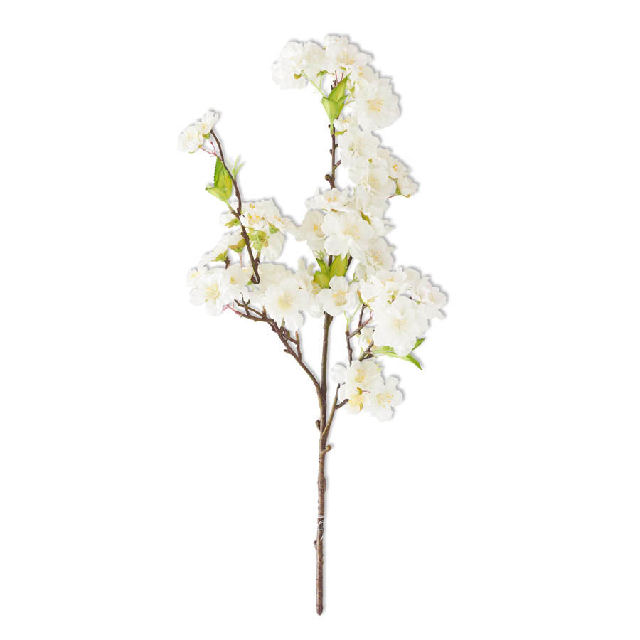White Cherry Blossom Spray