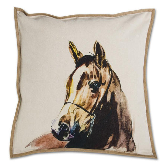 Horse Head Square Pillow