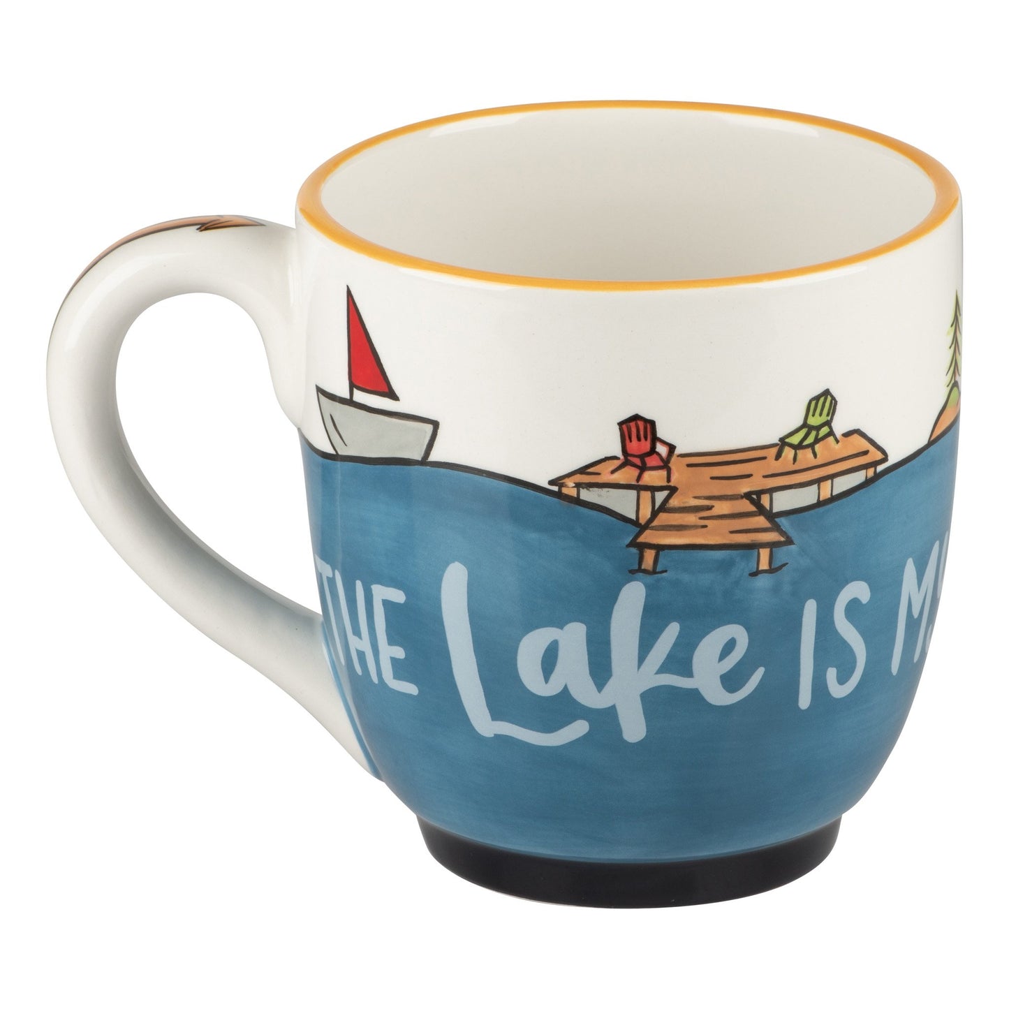 The Lake Is My Happy Place Mug