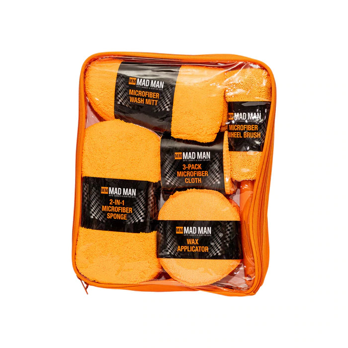 MICROFIBER DELUXE CAR WASH KIT